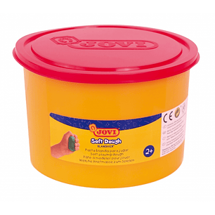 Jovi Soft Dough Blandiver Bote de Pasta de Modelaje 460gr - Blanda y Flexible - Facil de Amasar y Moldear - Ideal para Iniciacion al Modelaje - Color 