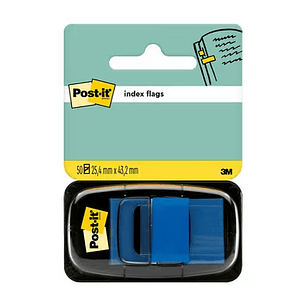 Post-it Index Dispensador con 50 Marcadores Reposicionables 25.4 x 43.2mm - Adherencia Firme - Para Marcar, Señalar o Destacar Informacion - 710008983