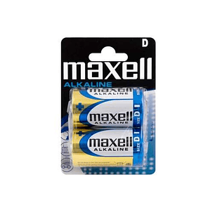 Maxell Pack de 2 Pilas Alcalinas LR20 D