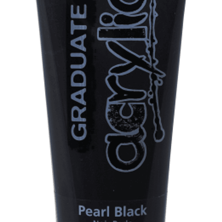 Daler Rowney Graduate Pintura Acrilica - Tubo de Plastico - 120ml - Color Negro Perla 1