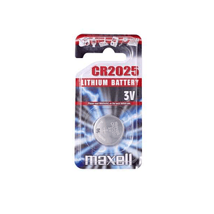 Maxell Pack de 1 Pila Litio de Boton CR2025 3V