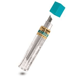 Pentel Hi-Polymer Tubo de 12 Minas de Grafito - Dureza HB - Trazo 0.7mm -  Alta Resistencia