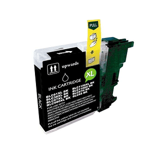 Brother LC980XL/LC1100XL/LC985XL Negro Cartucho de Tinta Generico - Reemplaza LC980BK/LC1100BK/LC985BK