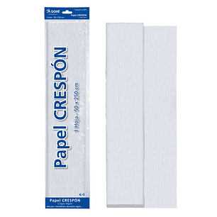 Dohe Papel Crespon de 30g - Crepado al 60 % - Ideal para Manualidades y Decoracion - Hoja de 50x250cm