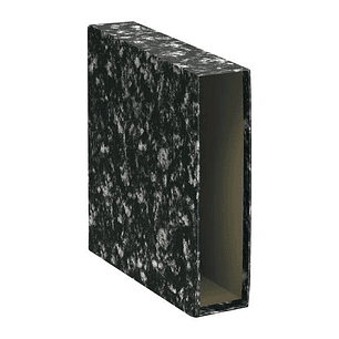 Dohe Archinovo Funda para Archivador de Palanca Formato A4 - Medidas 286x324x82mm - Color Negro Jaspeado