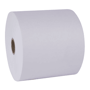 Apli Papel Electra Rollo - 76.5 x 65 x 12 mm - Resistente al Agua y al Desgarro - Ideal para Etiquetas y Señalizacion - Blanco