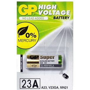 GP Pack de 1 Pila Alcalina 23A 12V