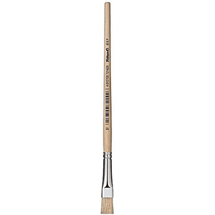 Pelikan Pincel Serie 613F N. 20 - Pelo Natural - para Colores Pastosos - Oleo, Acrilico y Tempera - Mango de Madera