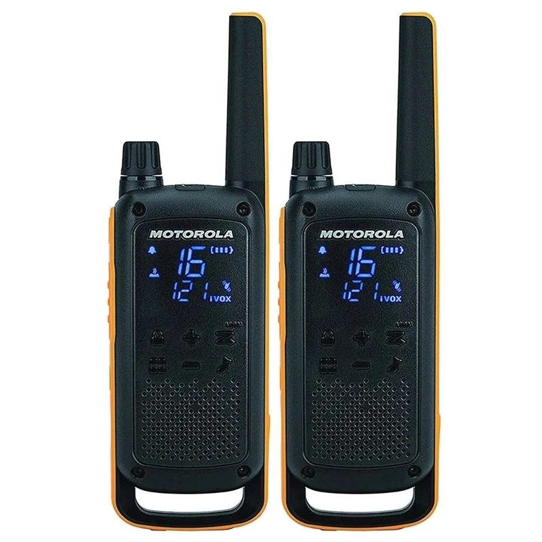 MOTOROLA T82 Extrem Walkie Talkie Duo UK con Adapt 1