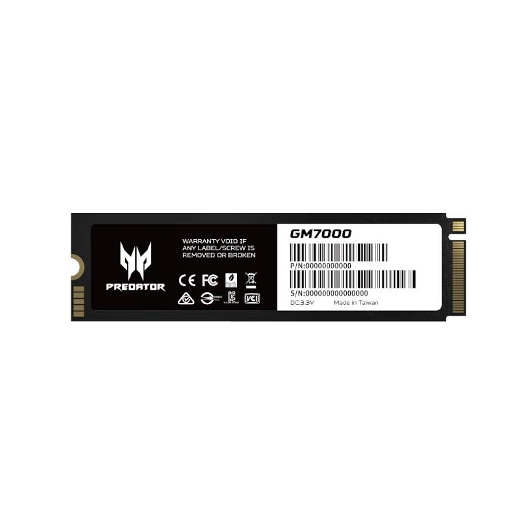 ACER PREDATOR SSD GM-7000 2Tb PCIe NVMe Gen4 1