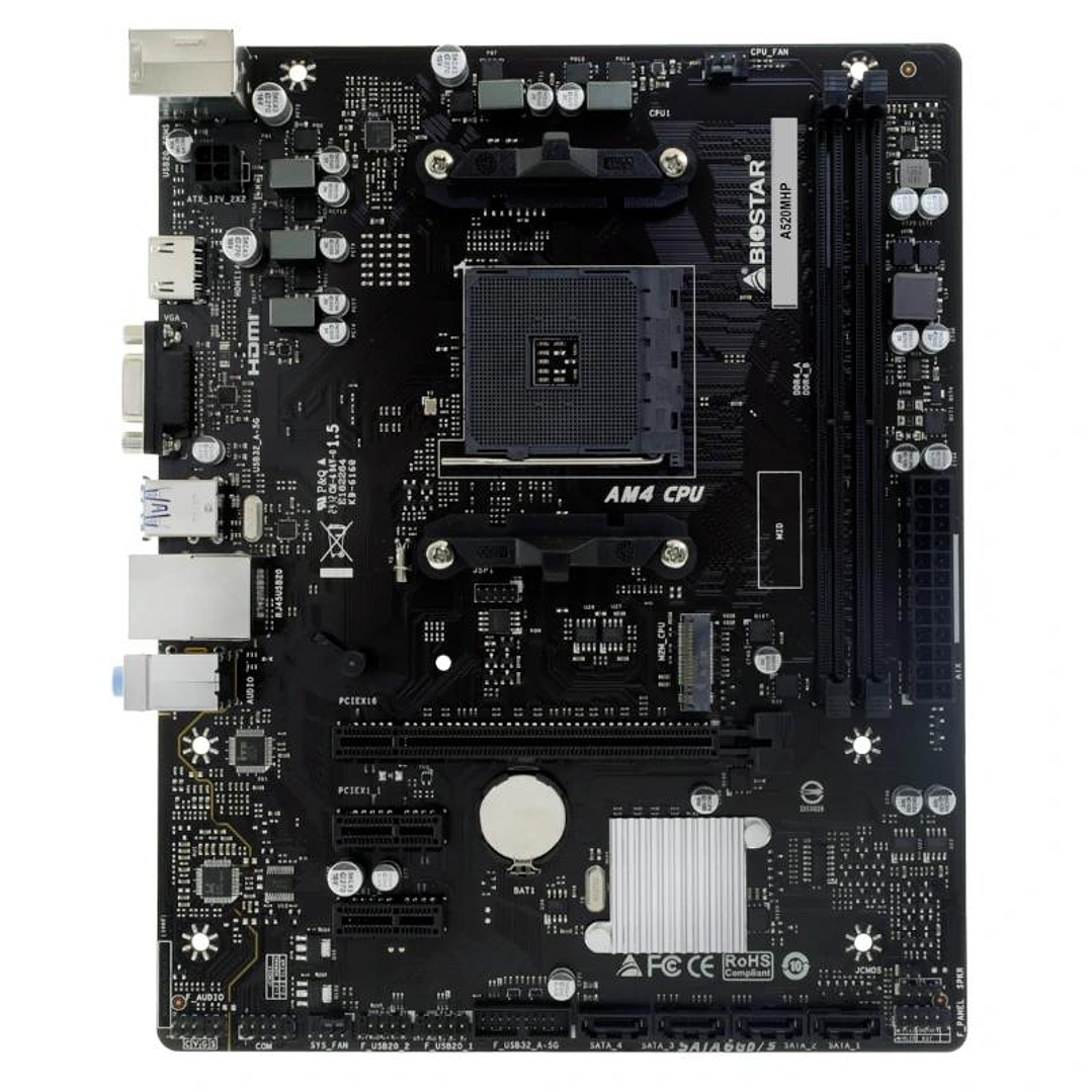 Biostar Placa Base A520MHP mATX AM4 4