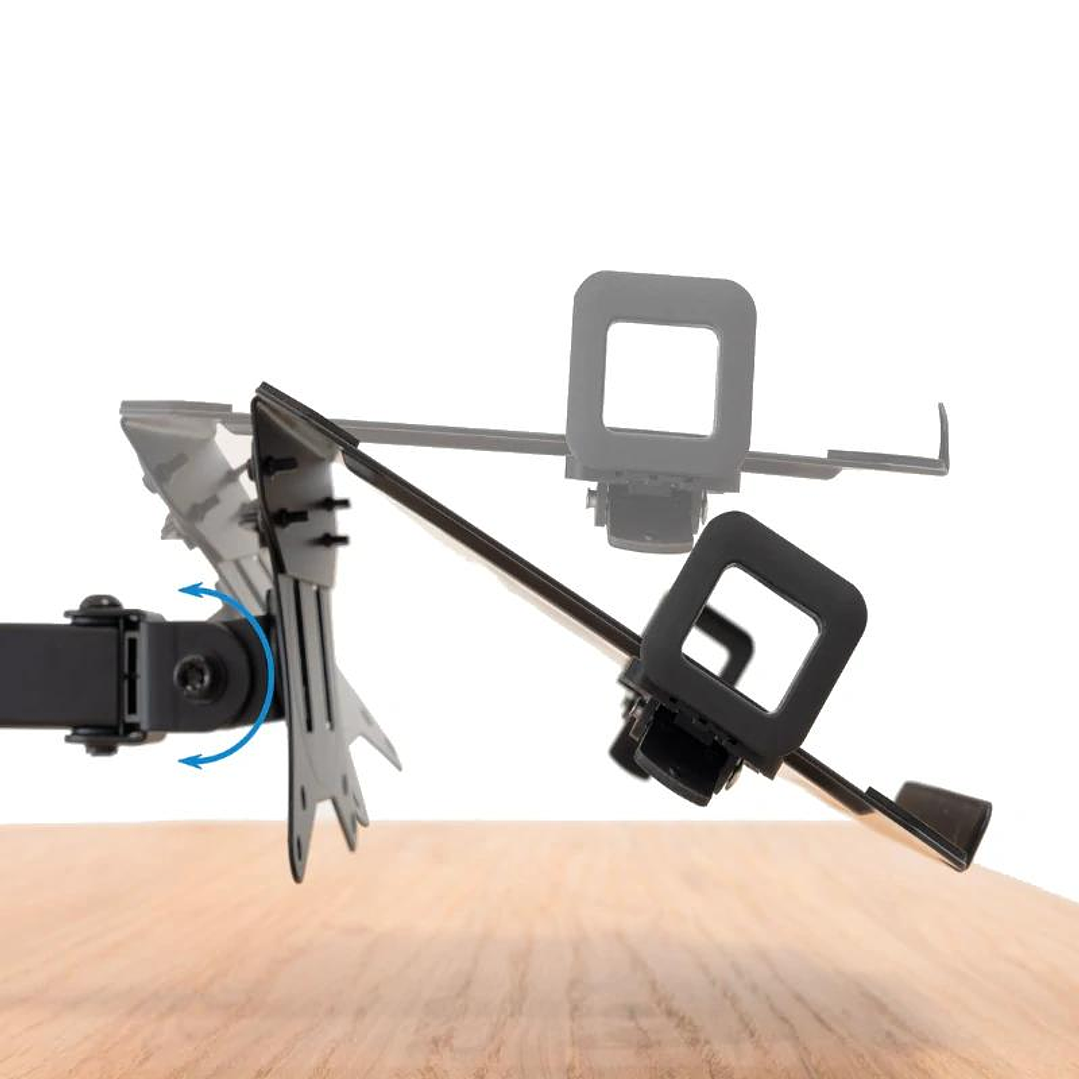 Tooq DB1202TN-B Soporte mesa 2 pantallas+ portatil 2