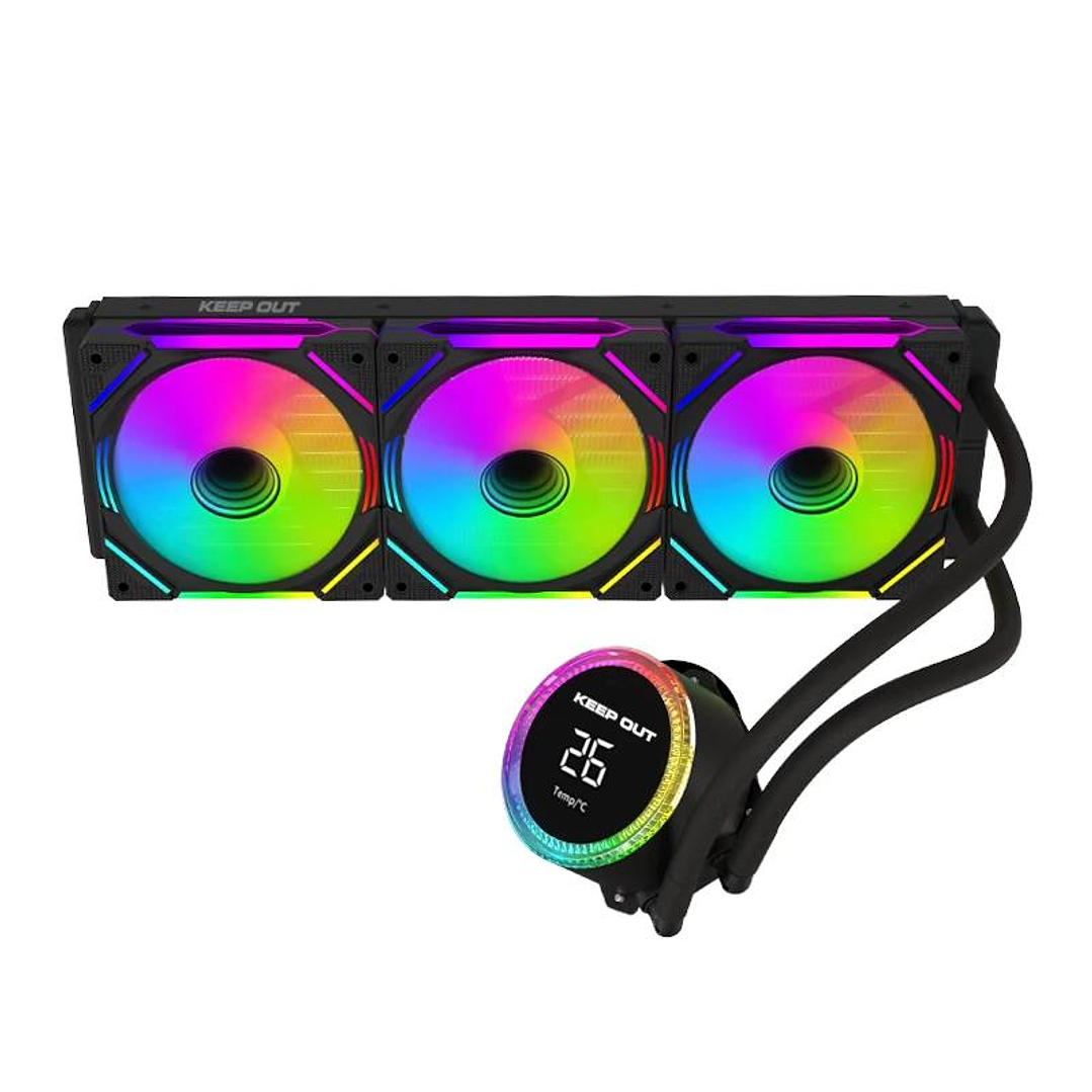 Keep out Refrig. Liquida XWC-360 PRO Display Black 2