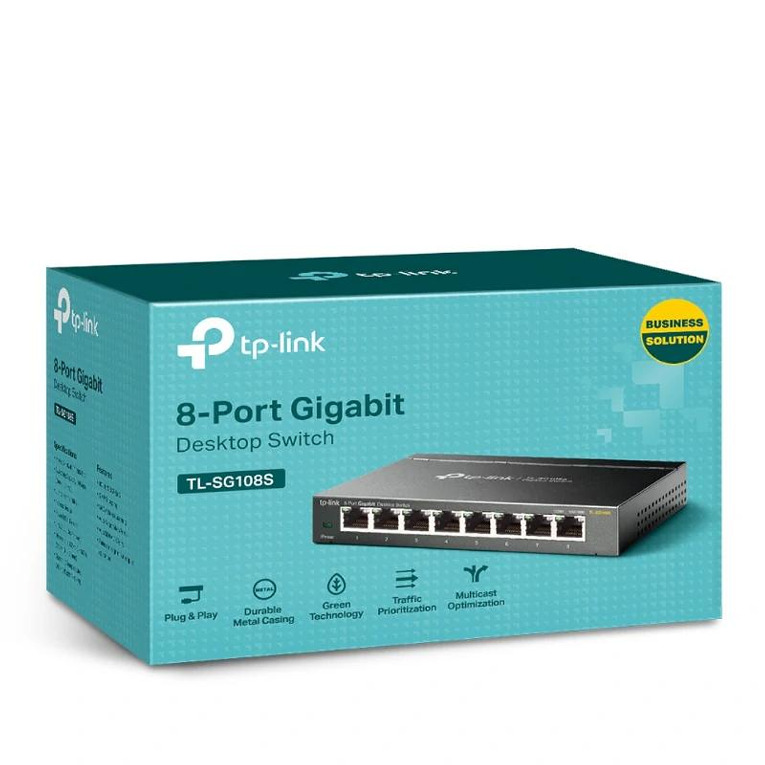 TP-Link TL-SG108S Switch 8xGB RJ45 Metal 3