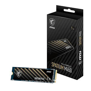 MSI SSD Spatium M450 1Tb PCIe 4.0 NVMe 3600 Mb-s