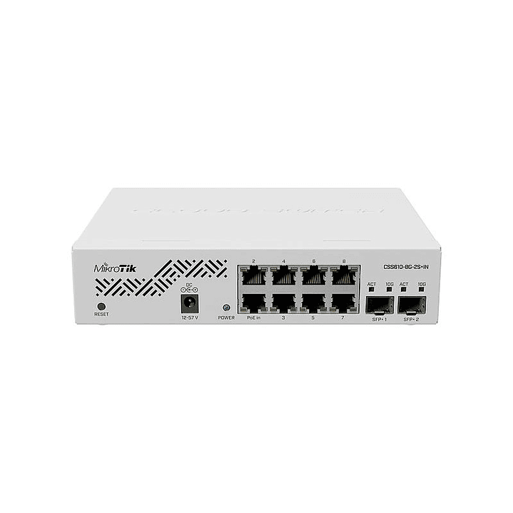 Mikrotik CSS610-8G-2S+IN 8xGbE 2x10Gb SFP+ 3