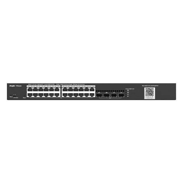 Reyee Switch L2 24 GbE POE/POE+ 4 SFP 370W 1