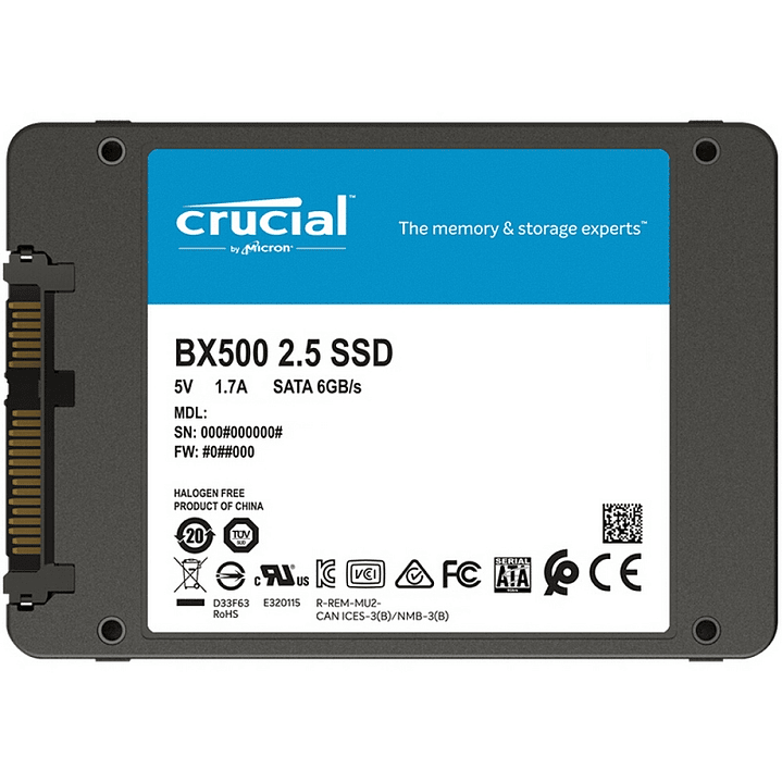 Crucial CT240BX500SSD1 BX500 SSD 240GB 2.5