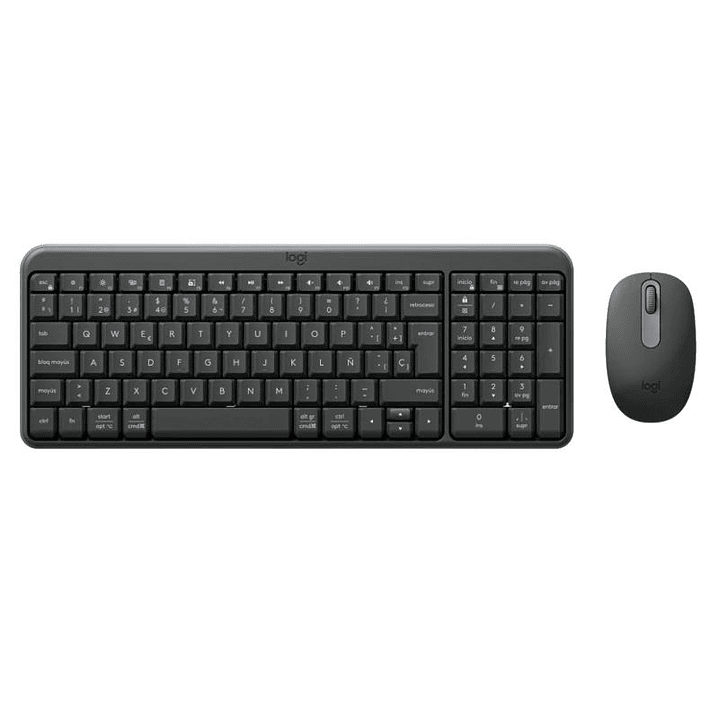 Logitech Teclado+raton MK250 bluet Negro 1