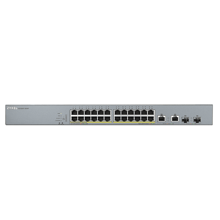 ZyXEL GS1350-26HP Switch 24xGB PoE 2xSFP 375W 2