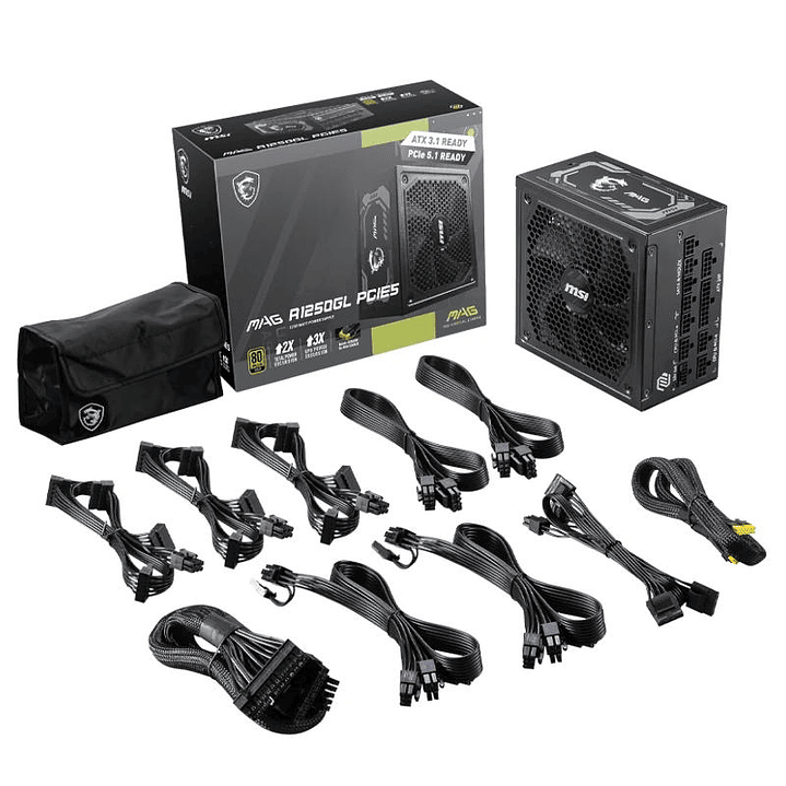 MSI Fuente Alimentación MAG A1250GL 1250W 80+ Gold 4