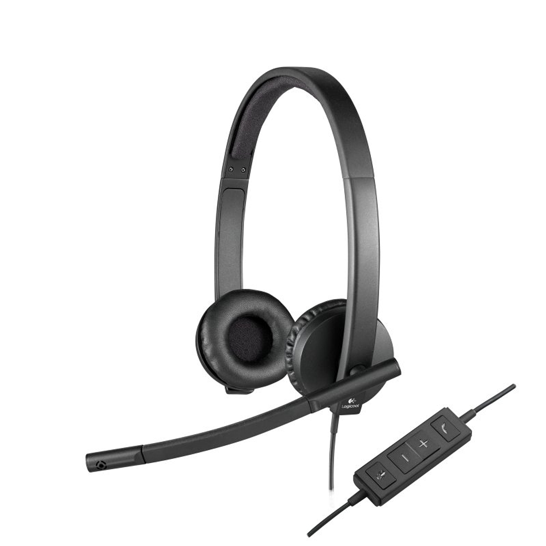 Logitech Auricular STEREO H570e USB 1