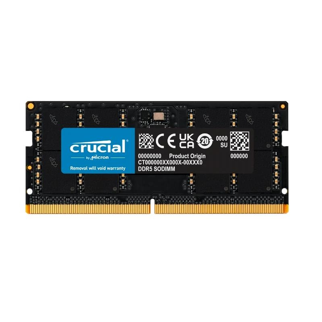 Crucial CT32G48C40S5 32GB soDIMM CL40 4800MHz DDR5 1