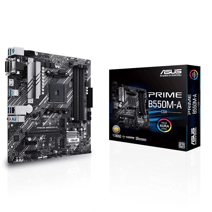 ASUS Placa Base PRIME B550M-A CSM mATX AM4 4