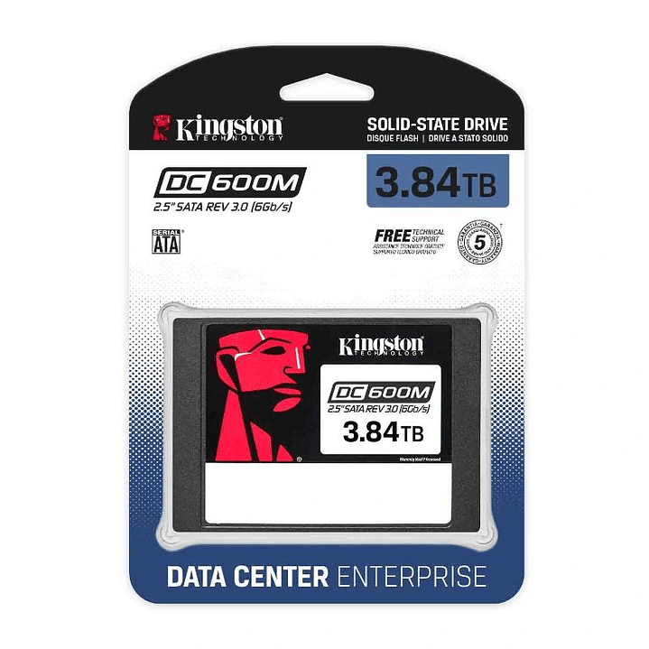 Kingston Data Center DC600M SSD 3840GB 2.5