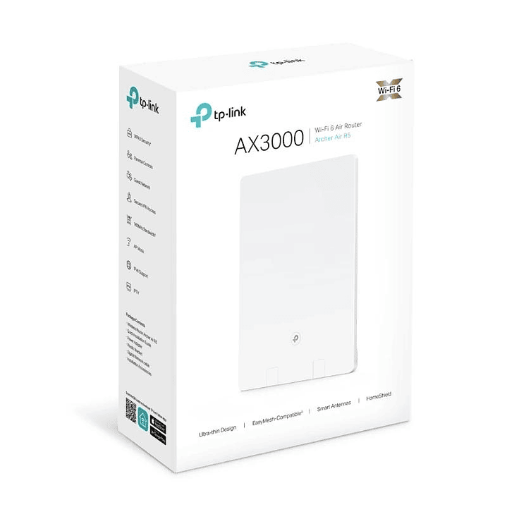 TP-Link Archer Air R5 Router WiFi6 AX3000 1xWAN 4