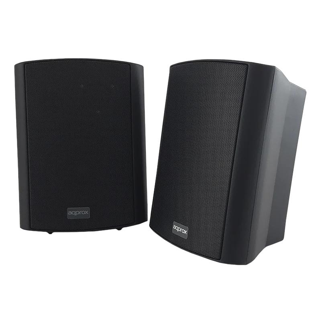 Approx Altavoces Pared Dig.2x30W kit de mont negro 2