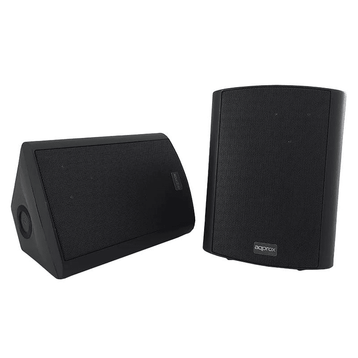 Approx Altavoces Pared Dig.2x30W kit de mont negro 4