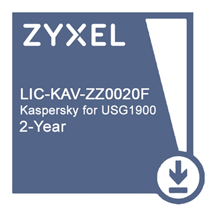 ZyXEL Licencia USG1900 Karpersky 2 Años 1
