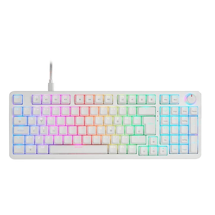 Mars Gaming Teclado MKPROWBES BlueSwitch RGB White 1