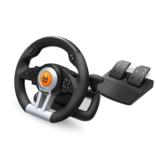 Krom Juego de Volante y pedales K-Wheel Multip.