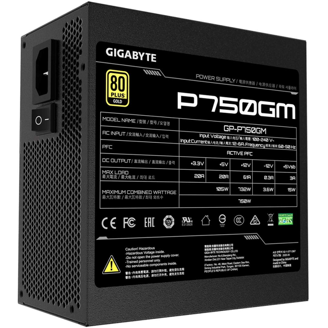 Gigabyte Fuente Alimentación GP-P750GM 2