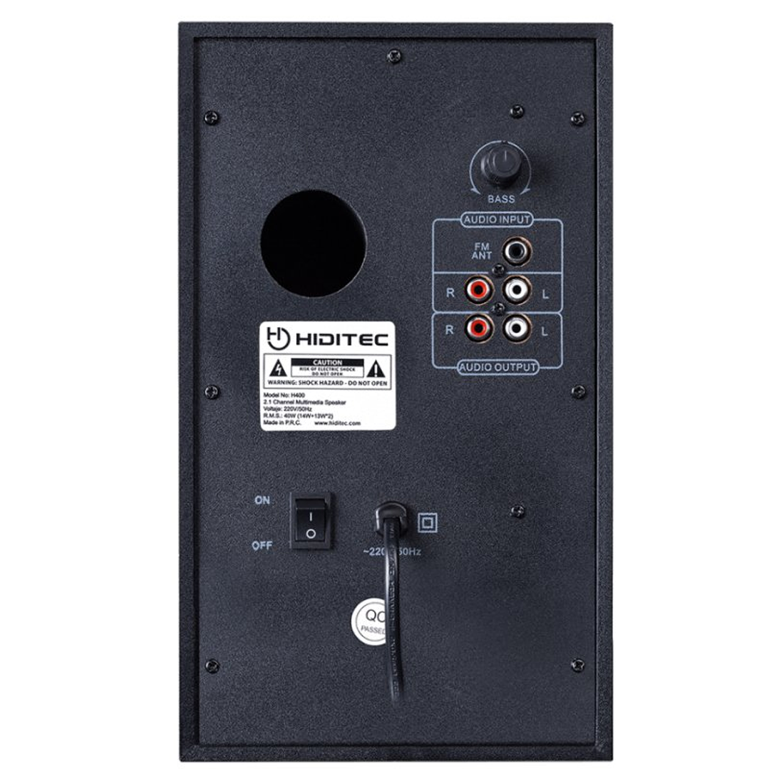 Hiditec Altavoz 2.1 H400 DARK EDITION 3