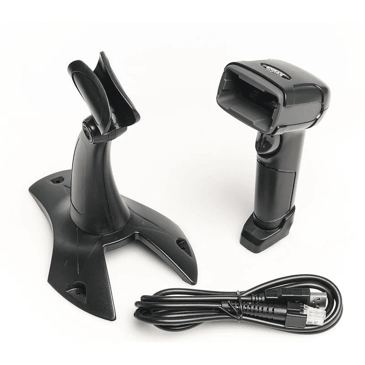 iggual Lector código barras 2D USB con soporte 4