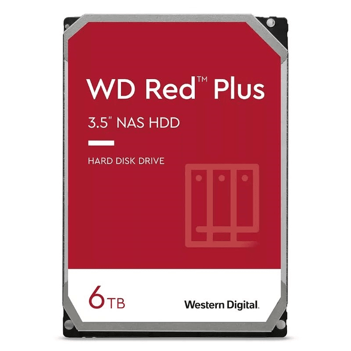Western Digital Red Plus WD60EFPX 6TB SATA-600 1