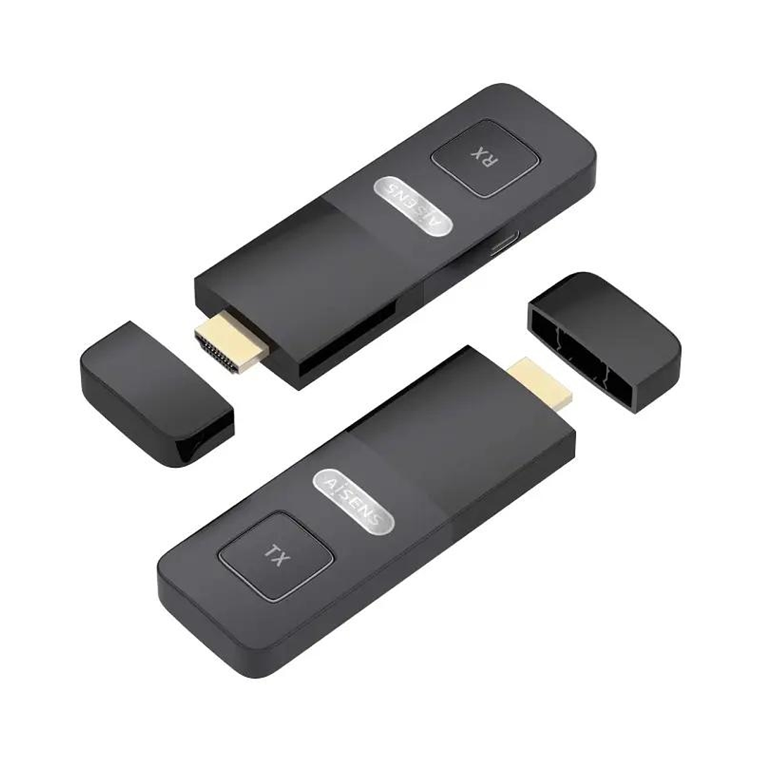 Aisens Adaptador HDMI Inalám 1080P 30 metros Negro 1