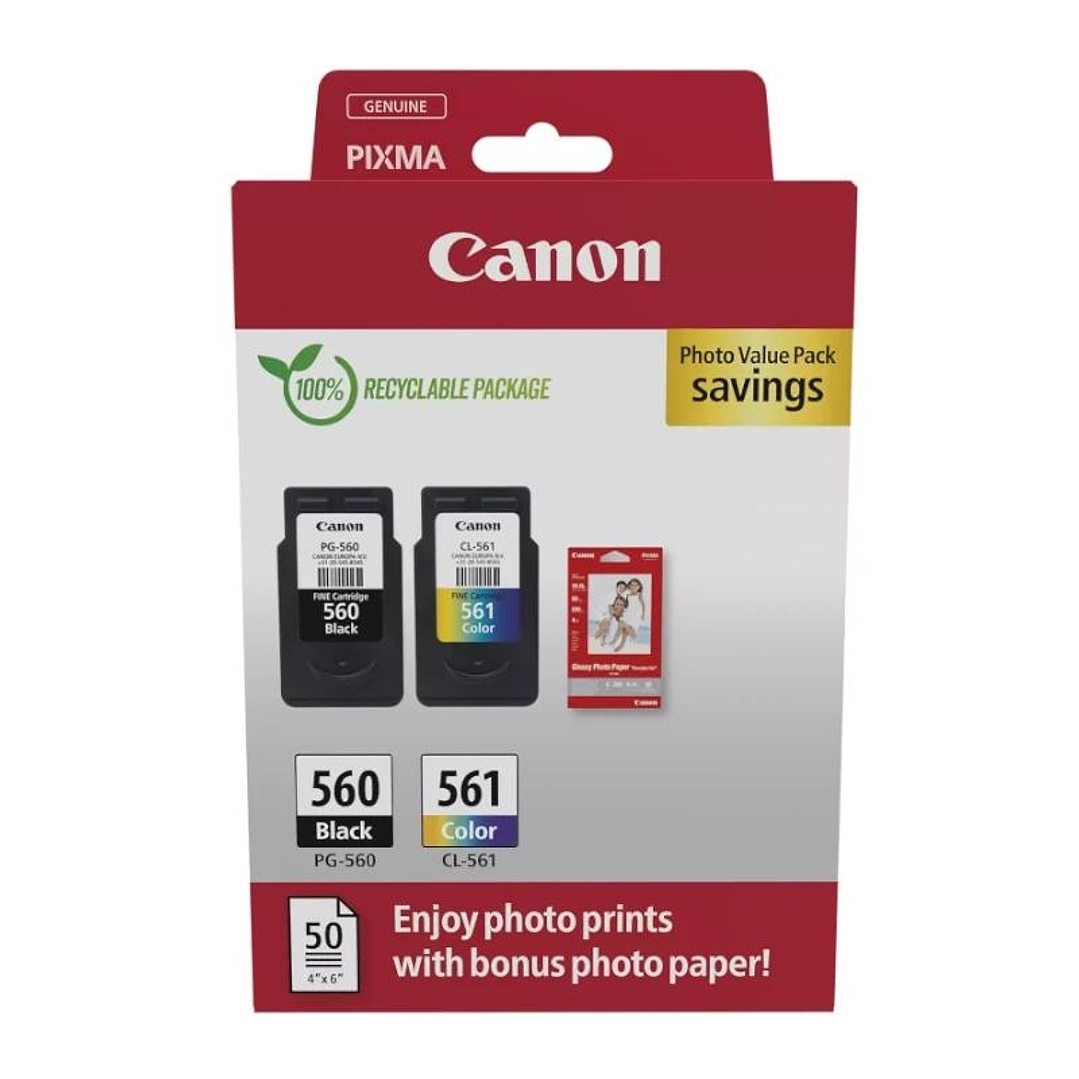 Canon Cartucho Multipack PG-560 /CLI-561+ papel Fo 1