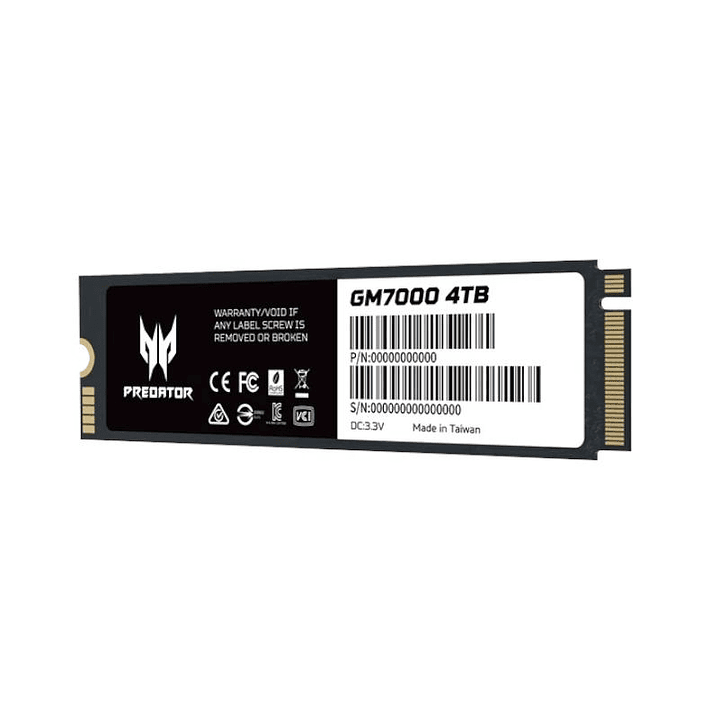 ACER PREDATOR SSD GM-7000 4Tb PCIe NVMe Gen4 2