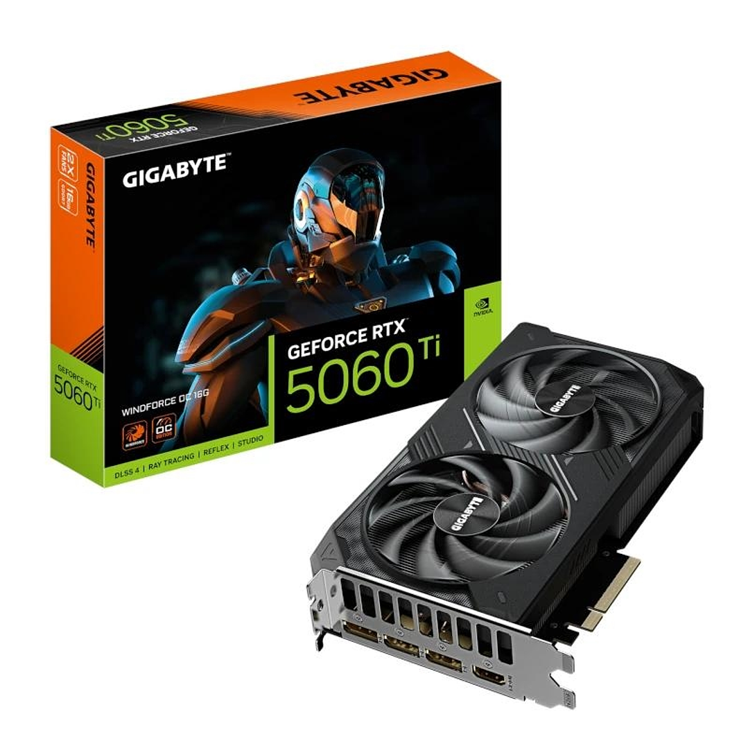 Gigabyte VGA NVIDIA RTX 5060 TI WF2 OC 16GB DDR7 1
