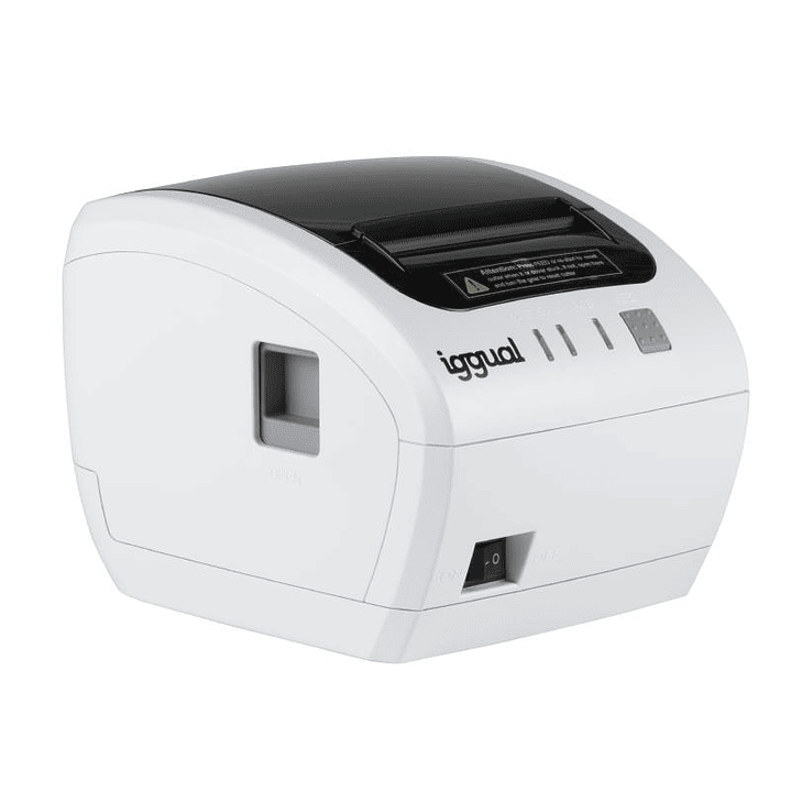 iggual Impresora térmica TP EASY 80W USB+RJ11 blan 1