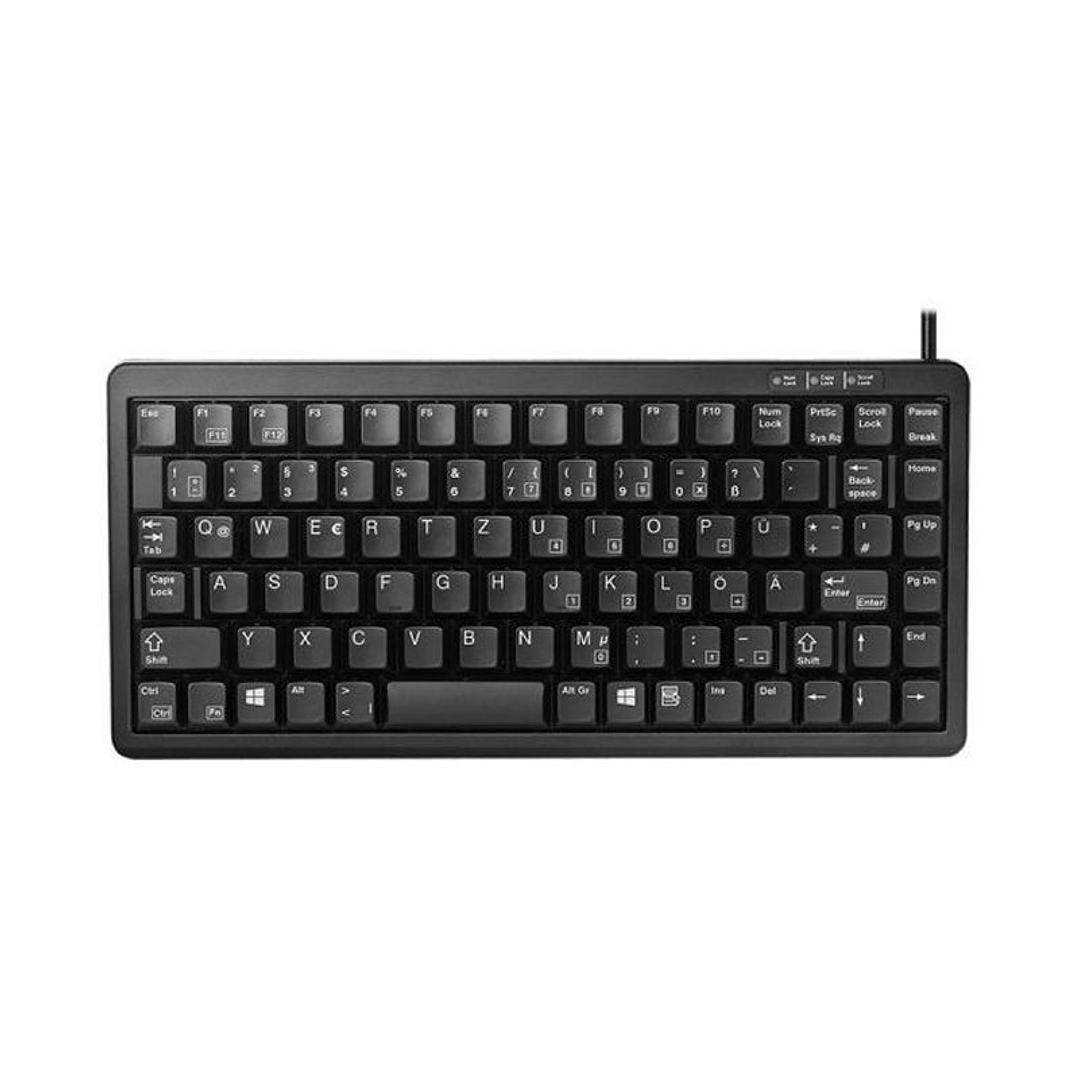 Cherry teclado slim USB+PS/2 negro 1