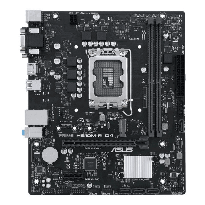 ASUS Placa Base PRIME H610M-R D4  mATX 1700 1