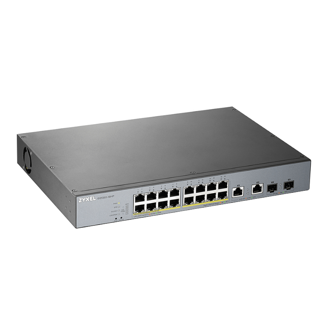 ZyXEL GS1350-18HP Switch 16xGB PoE 2xSFP 250W 2