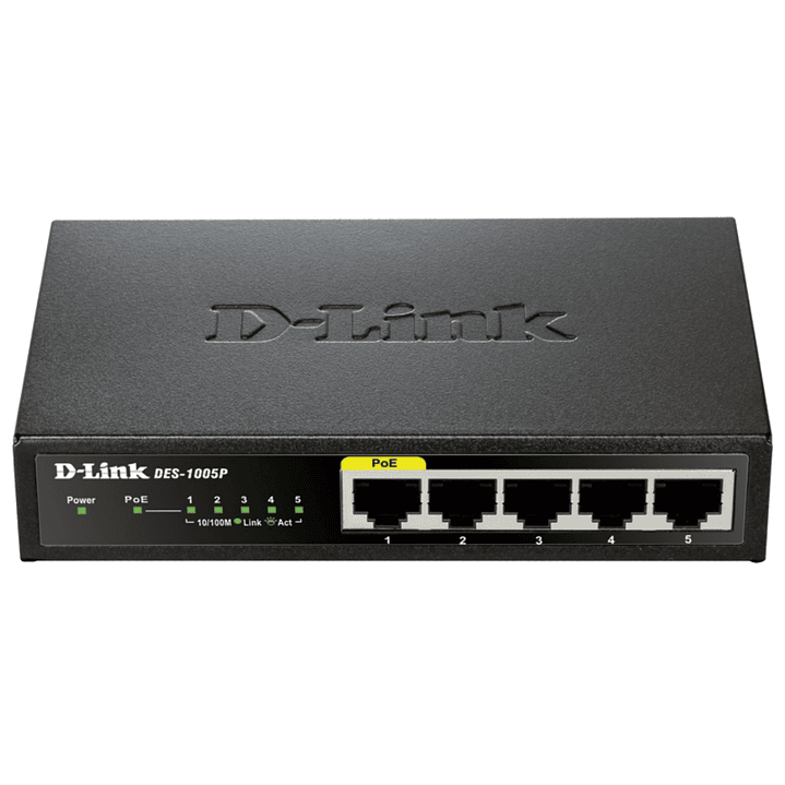 D-Link DES-1005P Switch 5x10/100Mbps 1xPoE 1