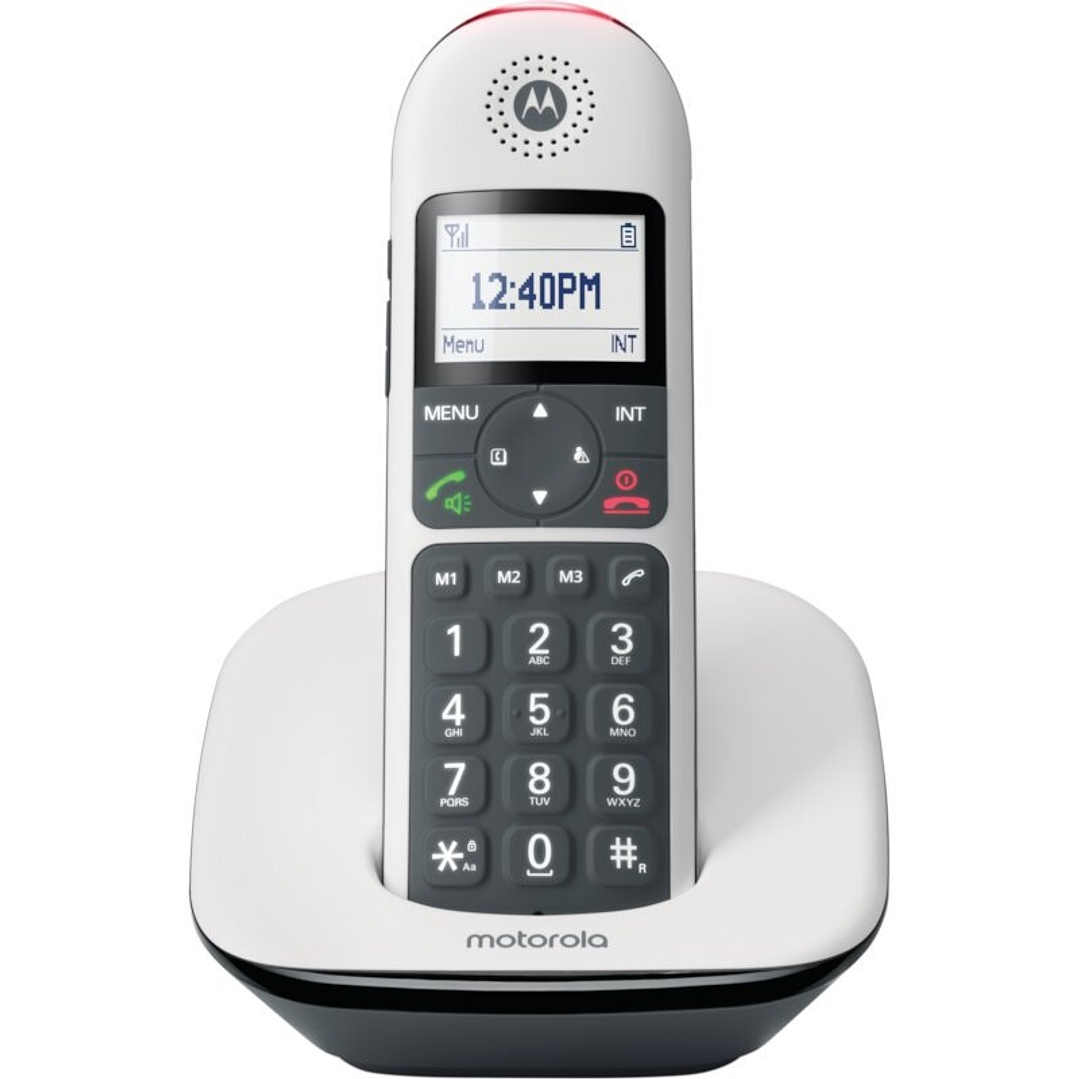 MOTOROLA CD5001 Telefono DECT Teclas Grandes Blanc 1