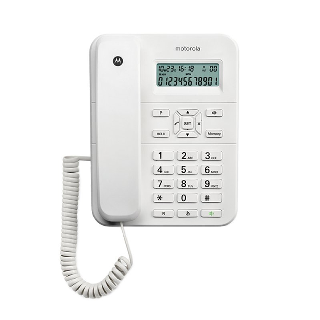 MOTOROLA CT202 Telefono ML ID LCD Blanco 1